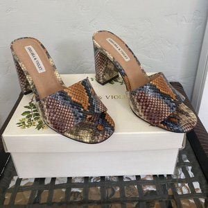 Chelsea & Violet 7M Multi Color Snake Skin